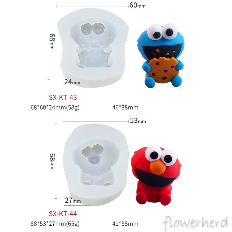 Мультяшные силиконовые формы для ароматерапии форма мыла ручной работы свечей