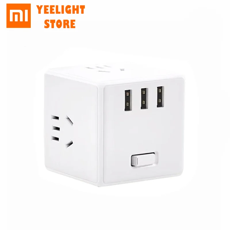 MI Mijia 2 в 1 магический куб USB зарядное устройство адаптер питания 6 портов розетка