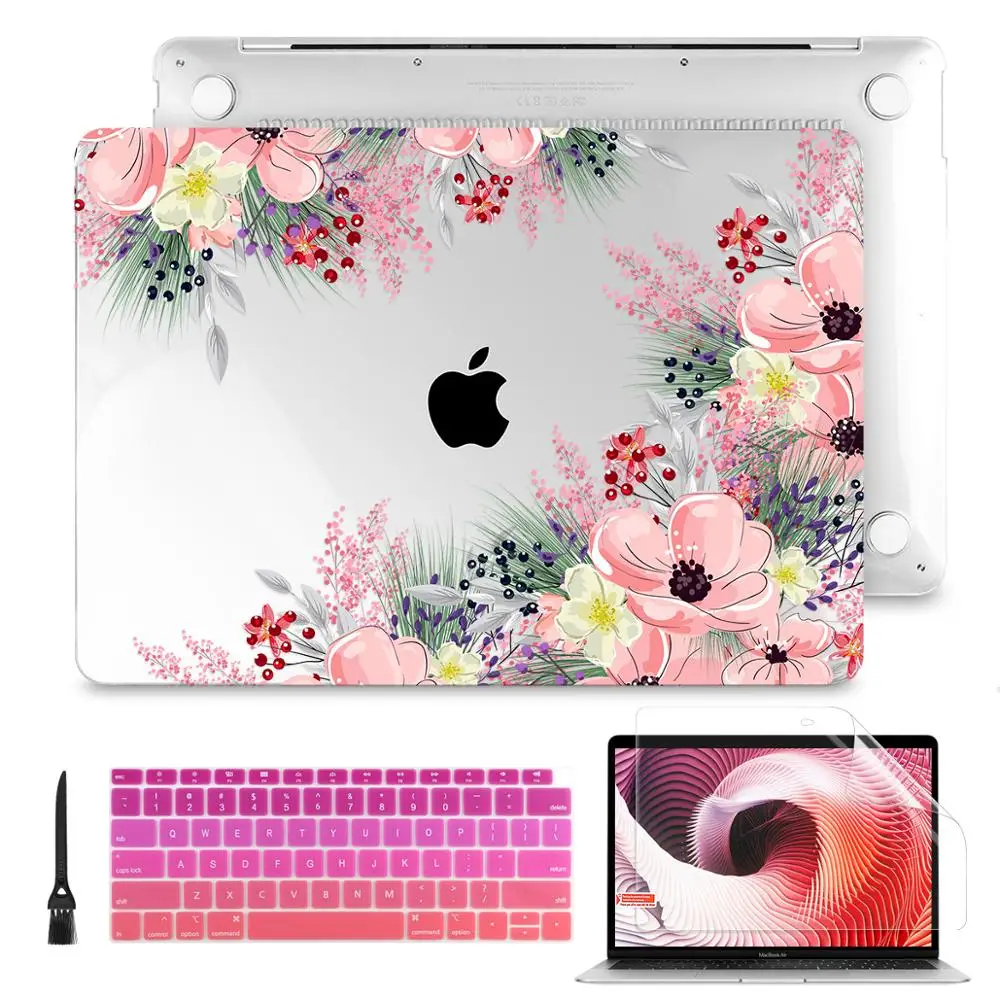 

Чехол для ноутбука с прозрачным узором для нового MacBook Pro Air 13 2020 A2179 A1932 A2338 A2337 A2289 A2251