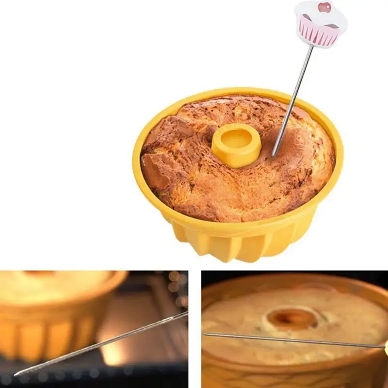 2 шт. иглы для выпечки торта тестер мультяшный кекс из нержавеющей стали игла