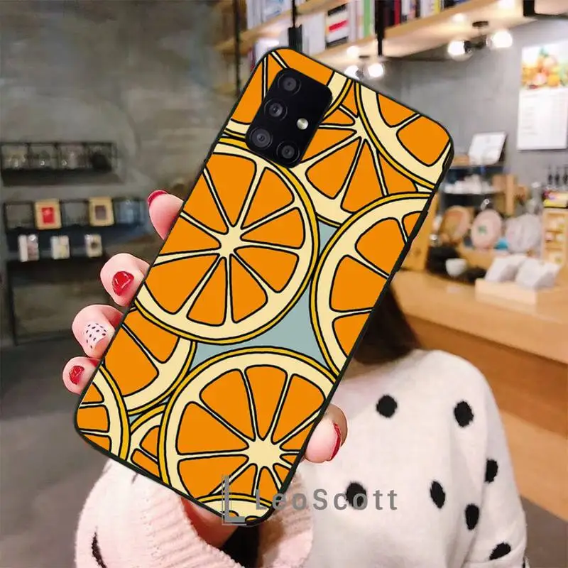 

Colourful fruit painting Phone Case For Samsung A32 A51 A52 A71 A50 A12 A21S S10 S20 S21 Plus Fe Ultra