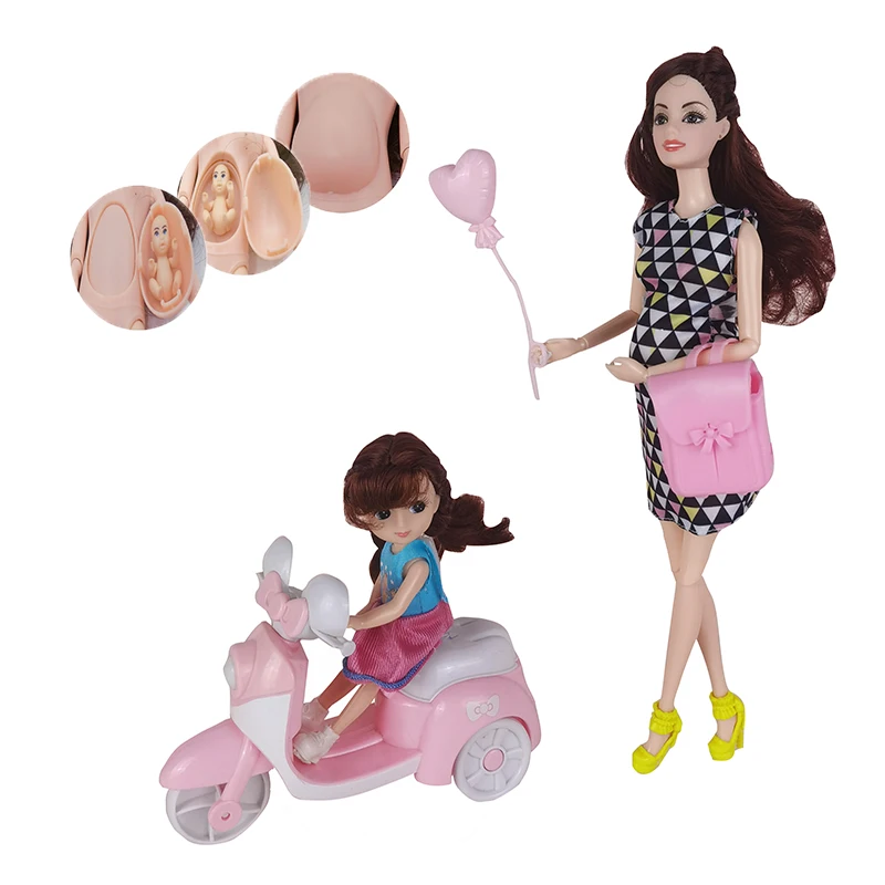 Модная Кукла для беременных 11 5/5 дюймов комбинированная игрушечная тележка мамы