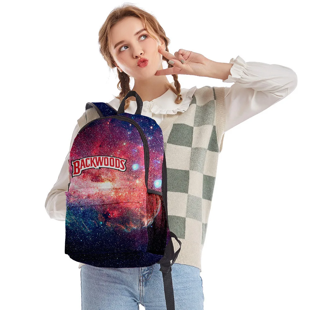 Рюкзак-портфель для ноутбука с 3D-принтом сигар и звездного неба | Багаж сумки