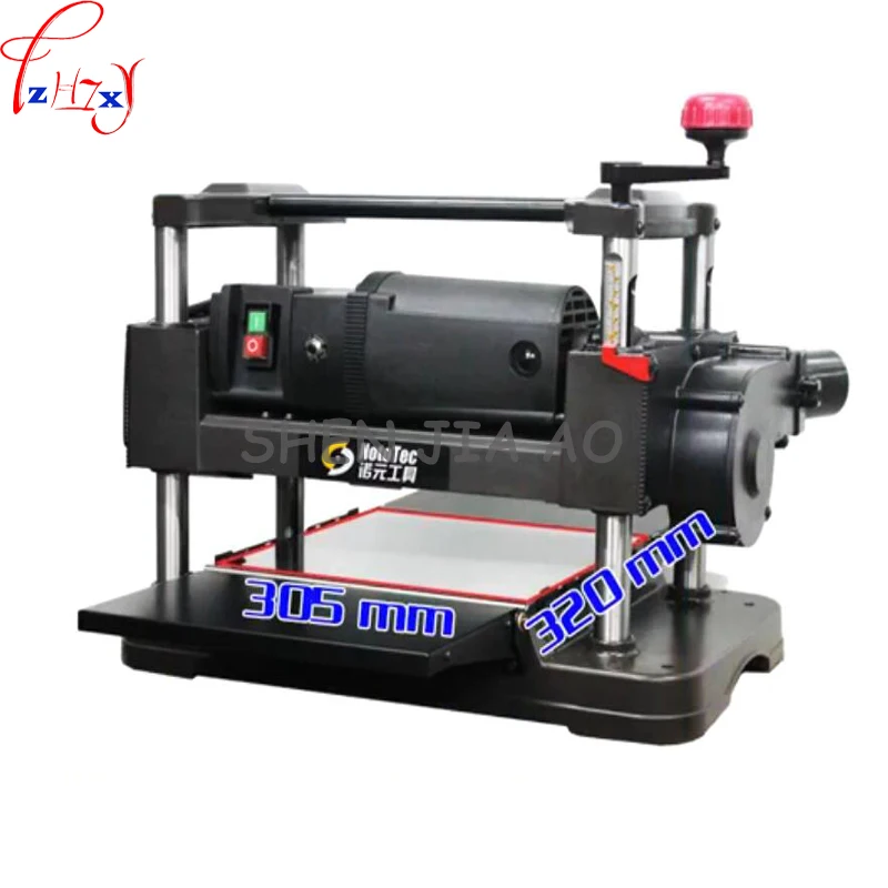Günstig 1pc 220V 1500W 12 Inch Exquisite Desktop Flache Messer Schneiden Maschine Industrielle/home Automatische Fütterung Holzbearbeitung Hobel
