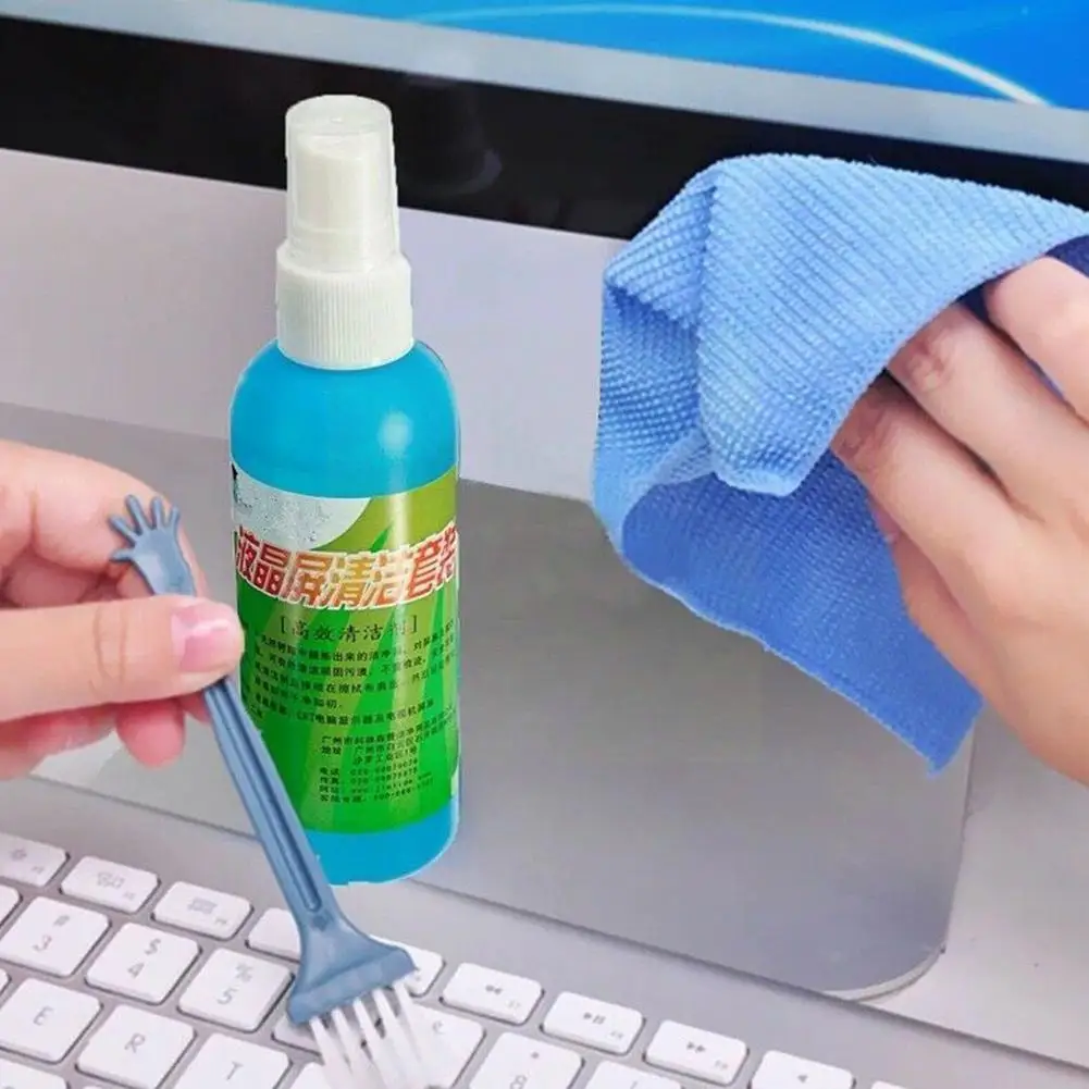 

New High Quality Screen Cleaning Kit for Lcd Tv Tablet Phone Ipad Laptop Computer Camera Phone Screen Cleaner Keyboard Clea E3C0
