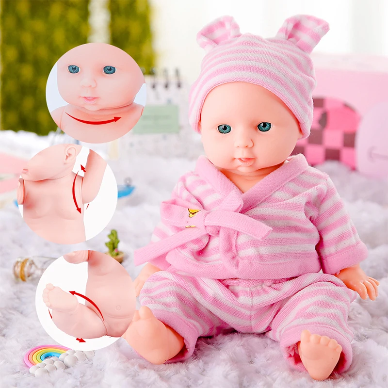 Кукла-новорожденный Мини-Кьют 30см, полностью изготовленная из винила экологического материала, мальчик или девочка, подарок на день рождения, возможность купания.