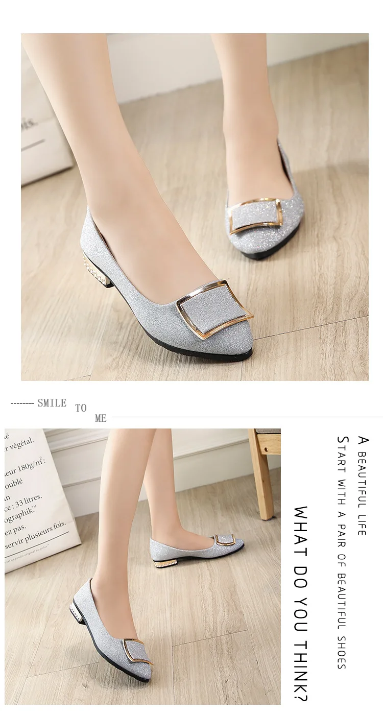 2021 Autumn Summer Fashion Women's Shoes Solid Color Soft Sole Casual Shoes High Quality Single Shoes Women