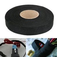 19mmx15m car flannel tape harness tape flame retardant tape high temperature super sticky electrical insulation tape black tape