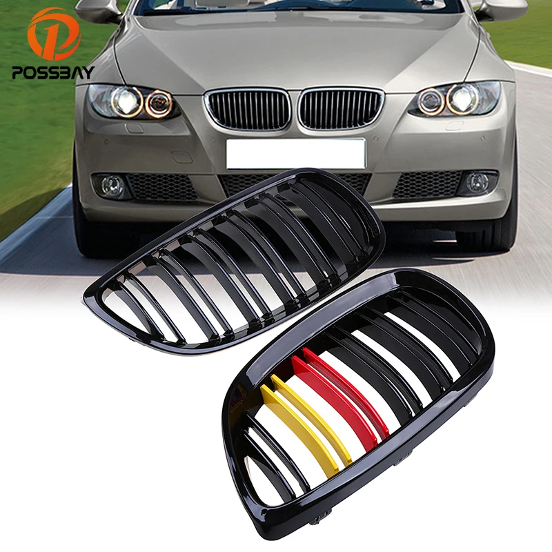 Автомобильная Решетка переднего бампера POSSBAY немецкий клапан гоночный гриль для