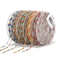 8m stainless steel handmade mixed color cable chain link in bulk jewelry diy for necklace bracelet anklet accessories