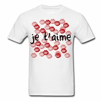 je taime i love you cute valentines day mens t shirt