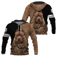 funny pitbull 3d printed hoodies fashion pullover men for women animal sweatshirts sweater cosplay costumes