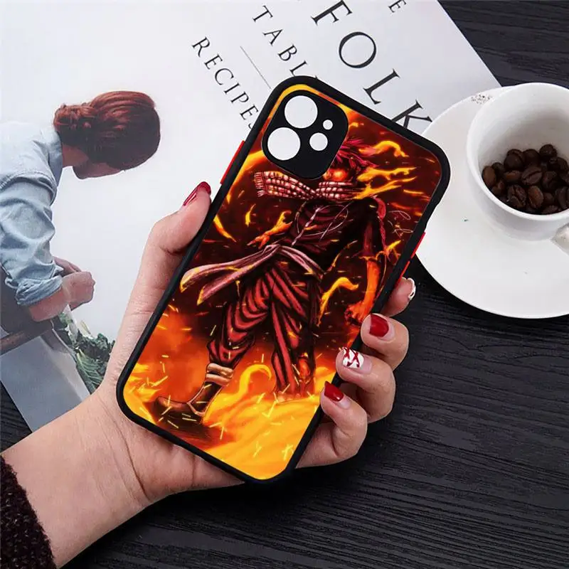 

fairy tail japanese anime manga Phone Case matte transparent For iphone 7 8 11 12 plus mini x xs xr pro max cover