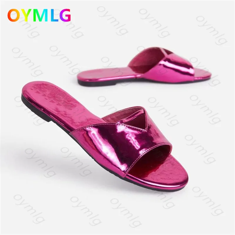 

New style slippers women wear fairy style flat shoes summer beach simple flip flops fashion sandals and slippers