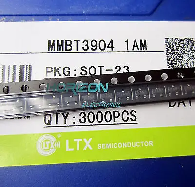 

100Pcs Surface Mount MMBT3904LT1 SOT-23 General Purpose NPN Transiors