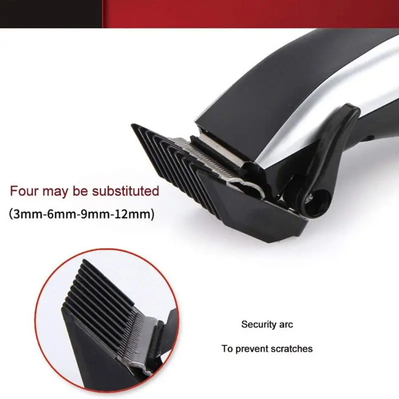 Профессиональная электрическая машинка для стрижки волос триммер бороды набор