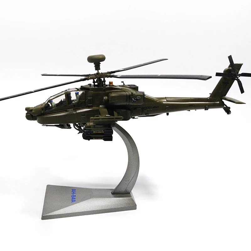 1/72 масштаб сплава вертолет AH 64 самолета армии США Apache модель истребителя игрушки