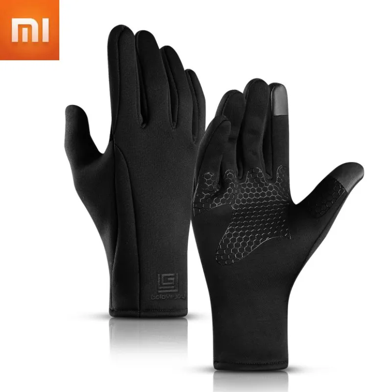 

Спортивные водонепроницаемые перчатки Xiaomi для мужчин и женщин, зимние уличные теплые перчатки для верховой езды, сенсорного экрана, бархат...