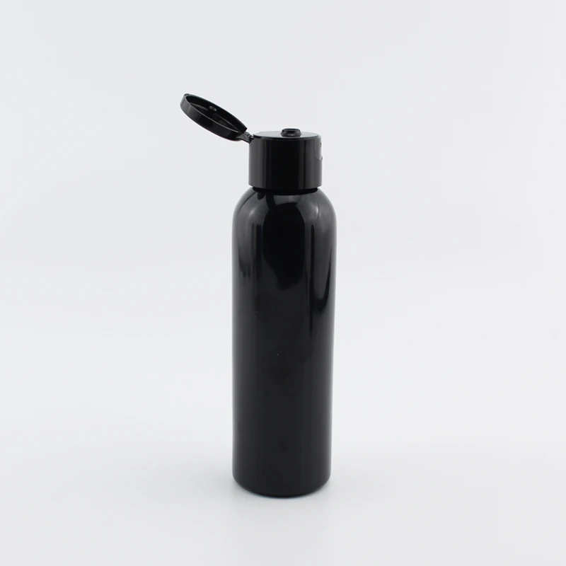 Black Bottle Black 120 мл X 40 черный медицинский контейнер пластиковая бутылка с откидной верхней крышкой пустые бутылки для жидкого мыла флакон для шампуня и лосьона 4 унции - Цвет: Black Bottle Black