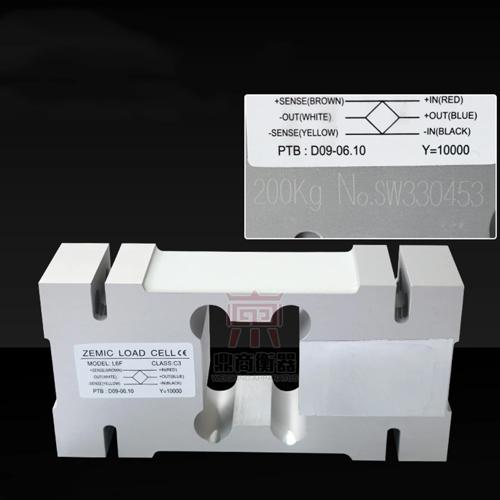 

High precision corrosion resistance electric measuring weighing sensor L6F 50 kg for packing scale