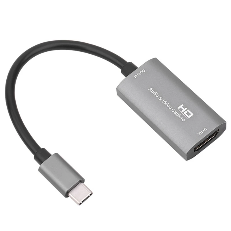 Карта видеозахвата Hd-USB C карта захвата 4K 1080 HD Аудио для игр прямой трансляции |