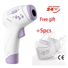 Цифровой бесконтактный термометр, инфракрасный прибор для измерения температуры тела и лба, электронный прибор для измерения температуры тела