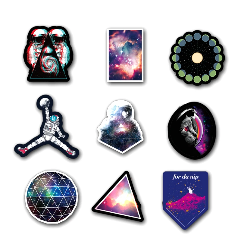 50 штук во внешней наклейки с космосом для Вселенной астронавт космонавт