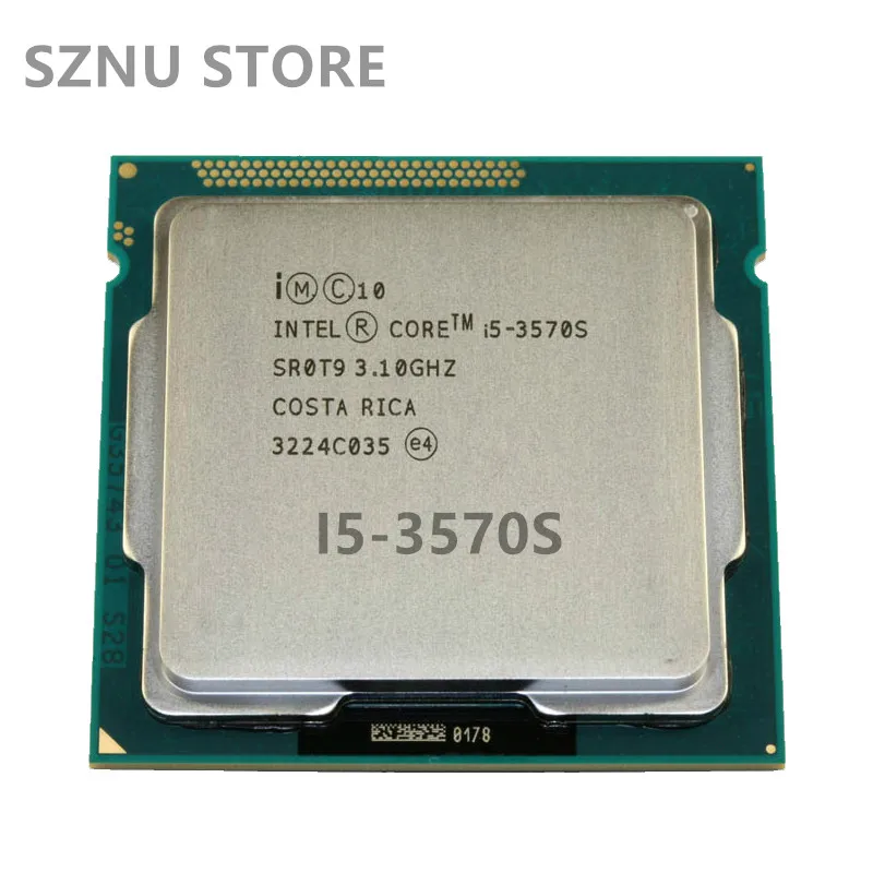 

Intel Core i5 3570S Processor Quad-Core 3.1GHz L3=6M 65W Socket LGA 1155 Desktop CPU working 100%