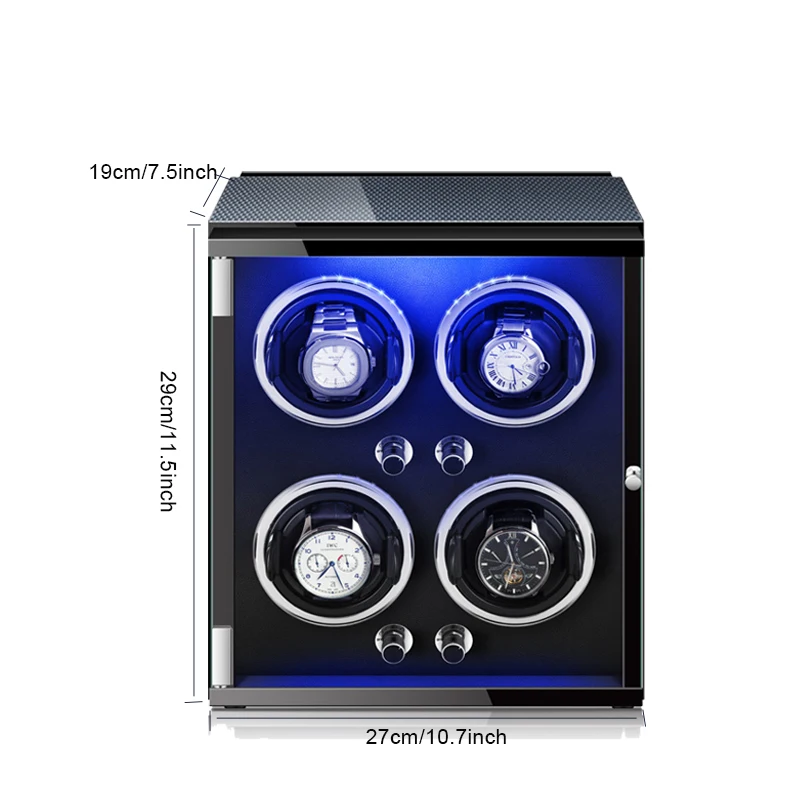 Автоматическая коробка для намотки часов Uhrenbeweger механический дисплей с 4/6/9