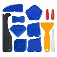 12pcs tile grouting tool kit spreader silicone sealant profiling applicator sealant grout set hand tools