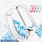 Сменный Браслет для Mi Band M3 M4 M5, спортивный наручный ремешок для Xiao Mi Band 4 5 3