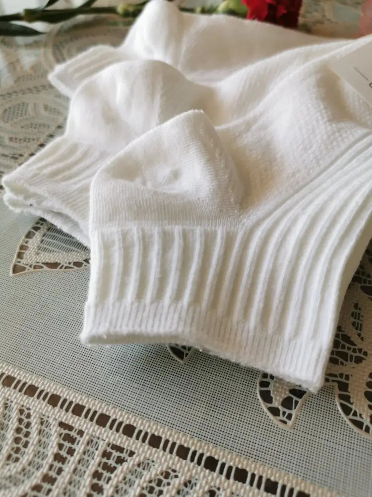 6 Pairs/Lot Cute socks women ankle socks white socks aesthetic socks cotton girls socks 92% cotton