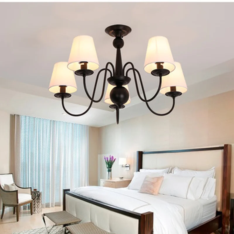 Винтажные американские Свадебные люстры железная Люстра для кухни бара кафе