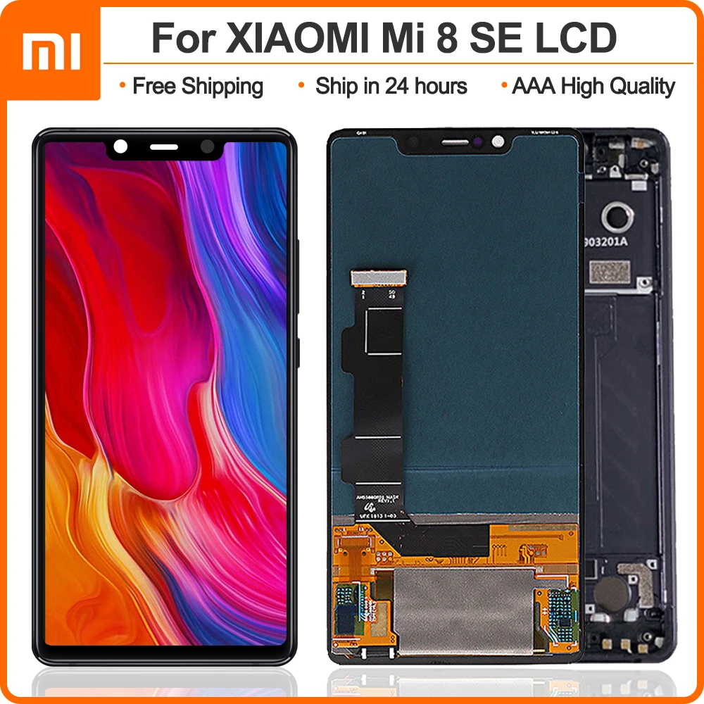 ЖК дисплей 5 88 ''для Xiaomi MI 8 SE/MI8SE с сенсорным экраном дигитайзер в сборе Замена