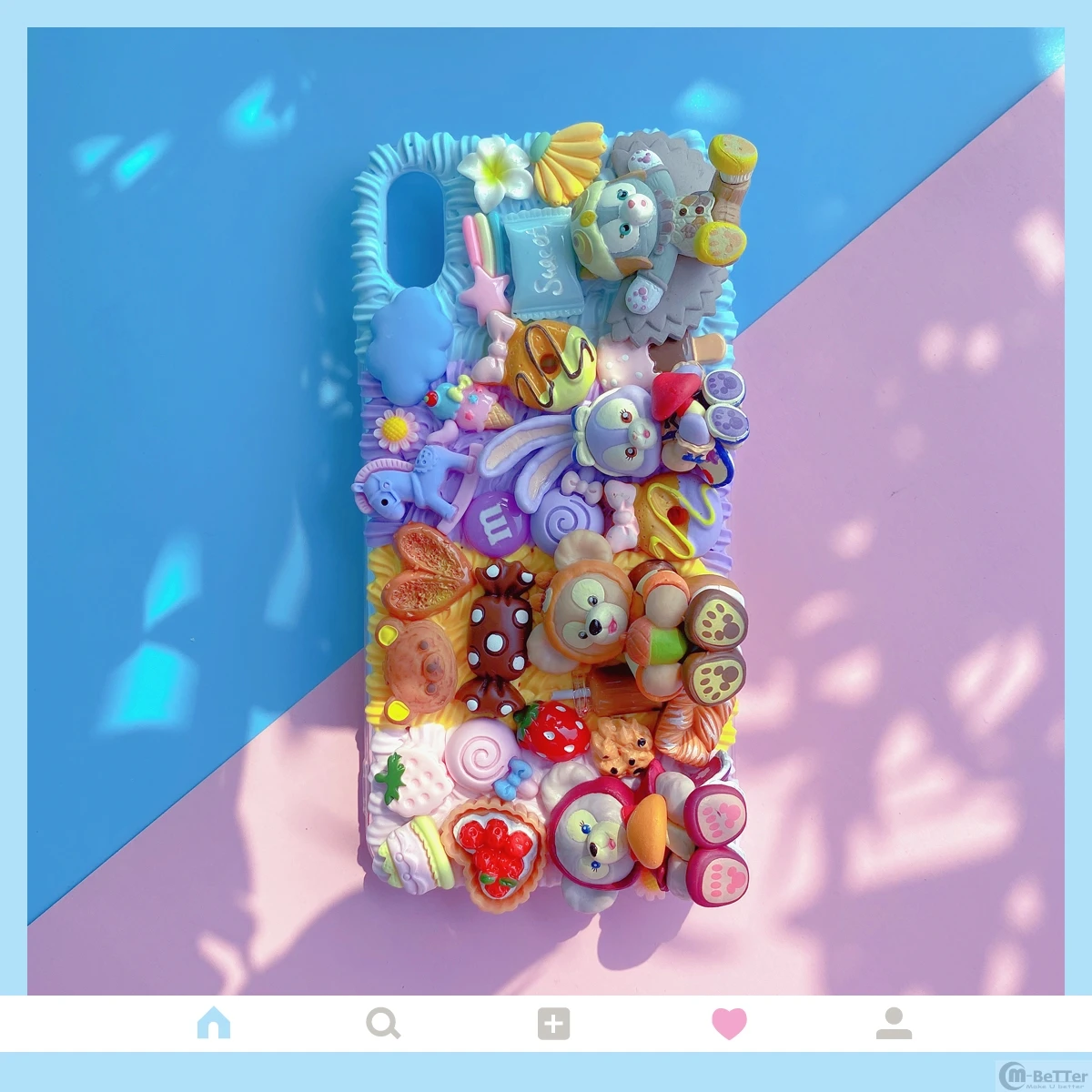 DIY чехол для iPhone 11 pro max 3D bear телефона ip 6s 7/8 plus милый кролик кремовый корпус X/XS MAX XR