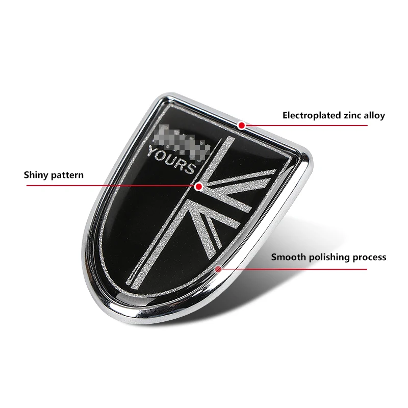 Металлический 3d-значок-эмблема наклейки для стайлинга автомобиля миниатюрного