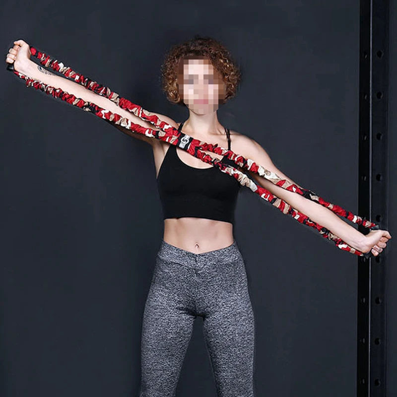 

Home Sport Fitness Resistance 8 Word Chest Expander Rubber Tubing Pull Rope Workout Muscle Exercise Elastic Bands