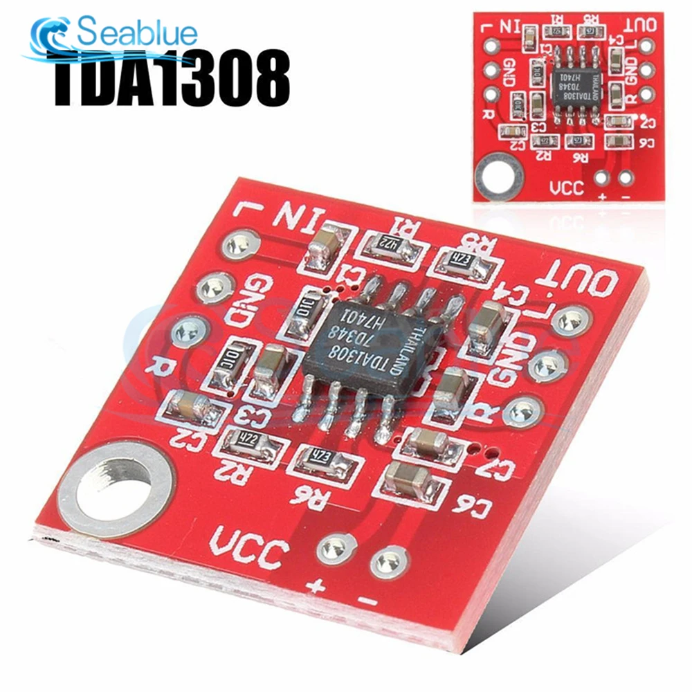 

1Pcs Stereo TDA1308 Headphone Amplifier Board Headset Amp Preamplifier Board Module 3V-6V Audio Sound Speaker Amplificador