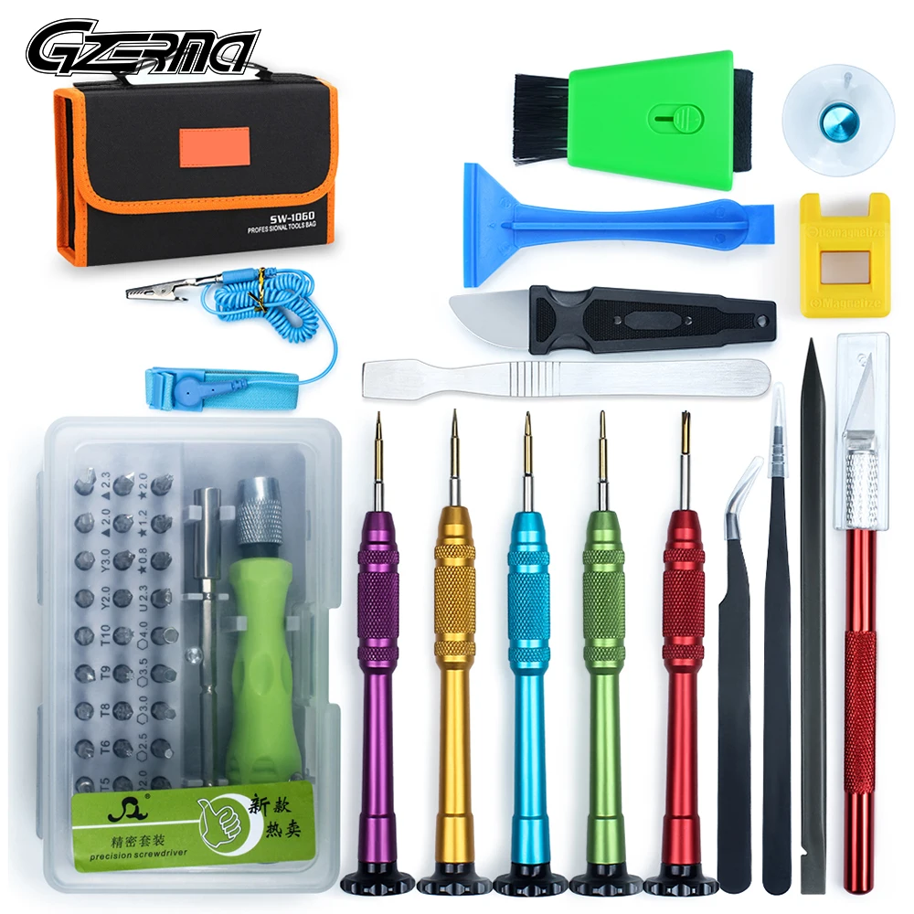 

GZERMA Repair Tool Sets 46 in 1 Screwdriver Set Multifunctional Laptop Smartphones Repair Home Computer Disassembly Tool Kit