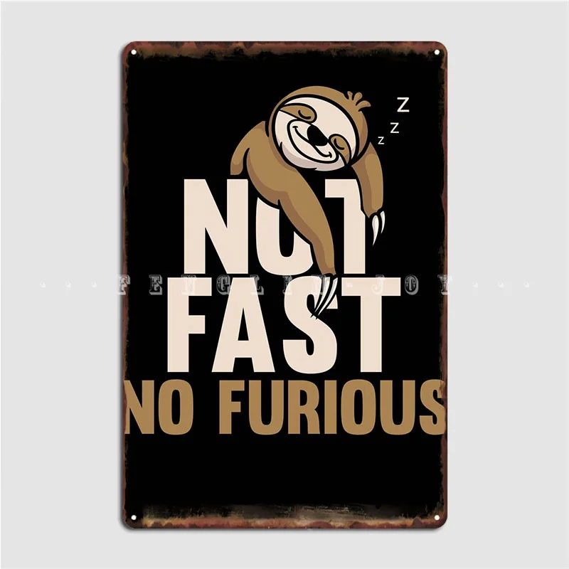 Металлический знак No Форсаж Настенный декор забавная Настенная роспись клубный