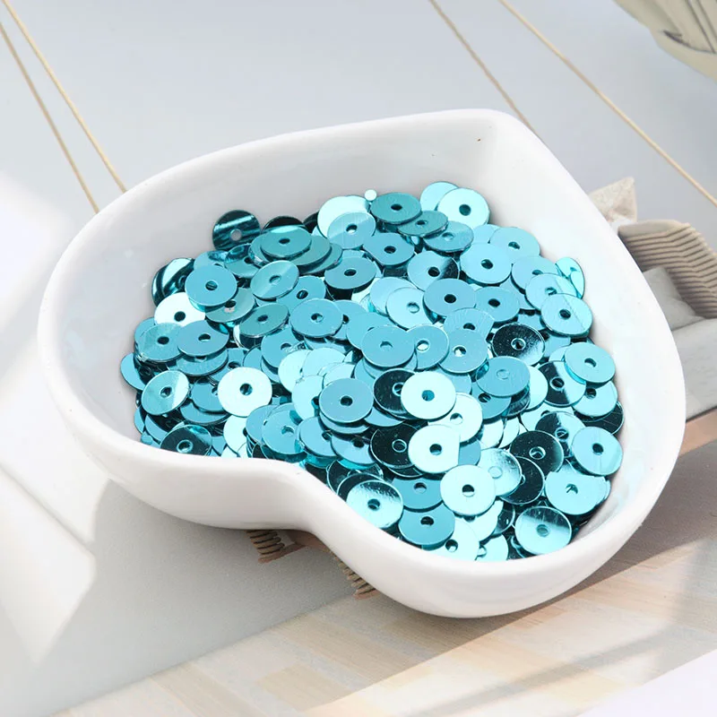 Плоские круглые пайетки из ПВХ 10 цветов 2 6 мм|Блестки| |