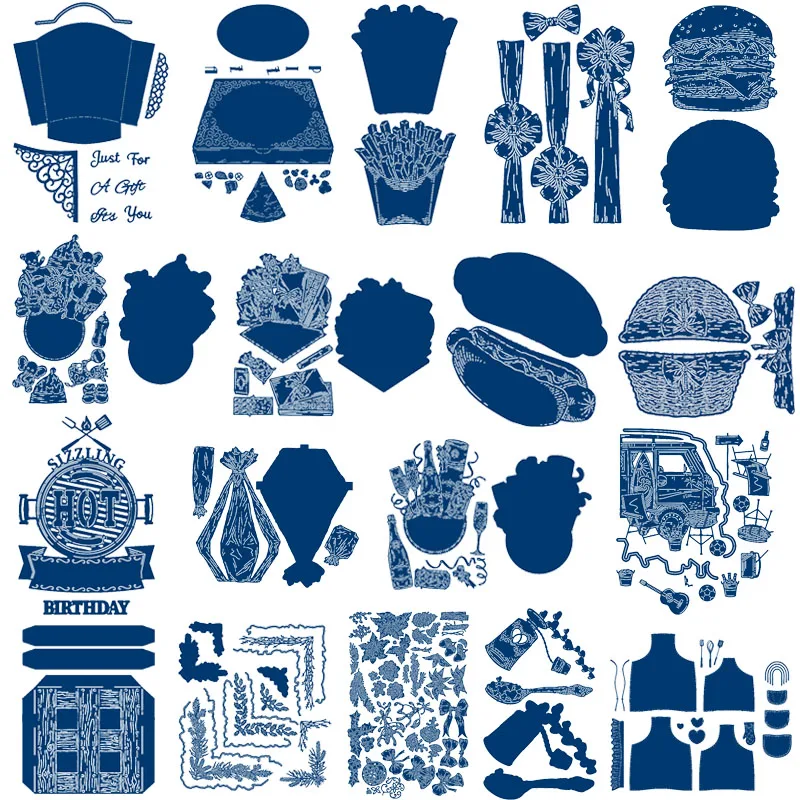 Рождественские украшения металлические Вырубные штампы вырубные для