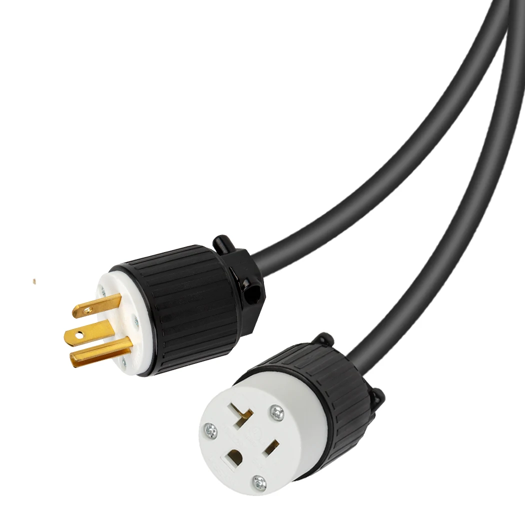 

JORINDO NEMA 5-20P 3 pin plug TO 5-20R 3 hole socket American Standard Industrial Grade Power Male-to-Female Cable，125V 20A