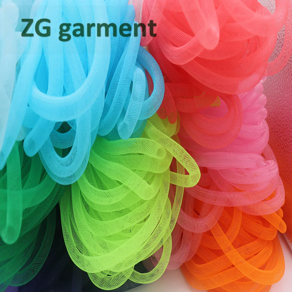 8-миллиметровая кринолиновая трубчатая лента с отделкой оплетка из конского