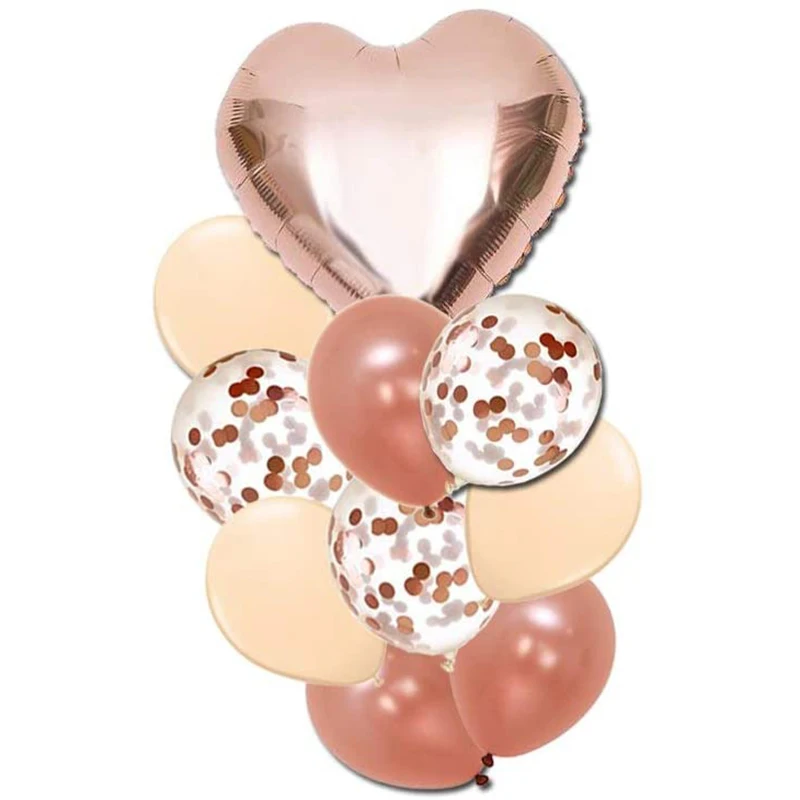 Свадебный душ и девичник вечерние Комплект украшений из розового золота набор