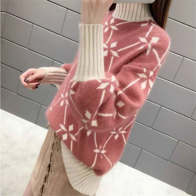 High Quality autumn pullover 2019 Warm Winter Women Sweater Fashion Knitted Soft Pullover Jumper Autumn Female Top | Женская одежда