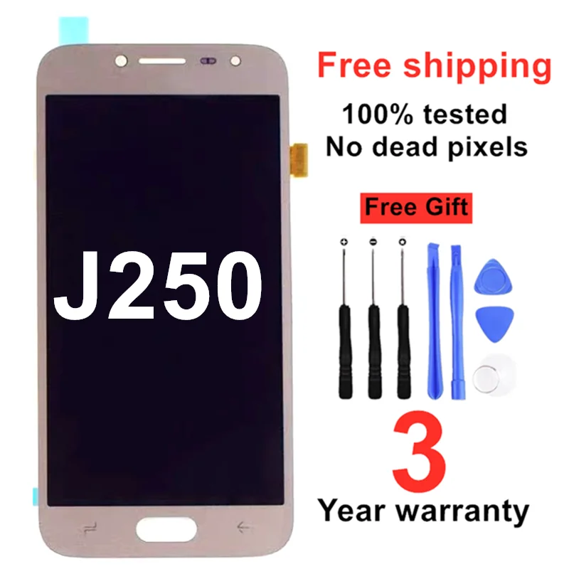 Оригинальный ЖК-дисплей для SAMSUNG Galaxy J2 Pro 2018 с сенсорным экраном и дигитайзером в