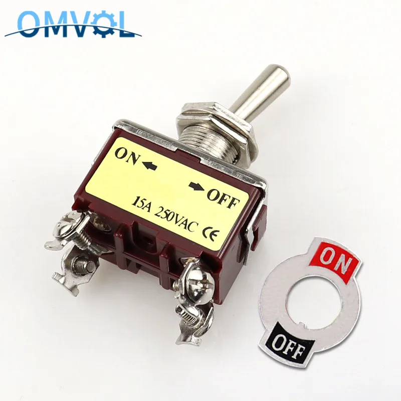 

12mm toggle switch ON-OFF 4pins