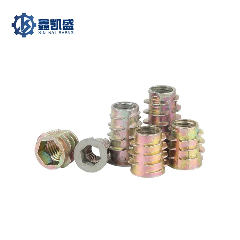 

Internal And External Thread Nut Countersunk Head Hexagon Socket Furniture Nut Solid Wood Embedded Part Trapezoidal Screw Cap M4