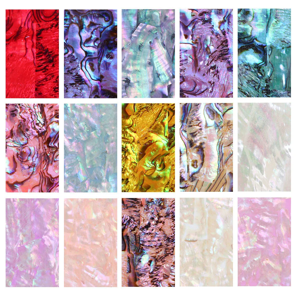 1Pc 3D Pearl Nails Polish Foils Glimmer Abalone Shell Pattern Nail Stickers Wraps Marble Mermaid DIY Nail Art Decoration